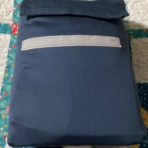 Threshold Full 100 % cotton Sheet set- Metallic blue New